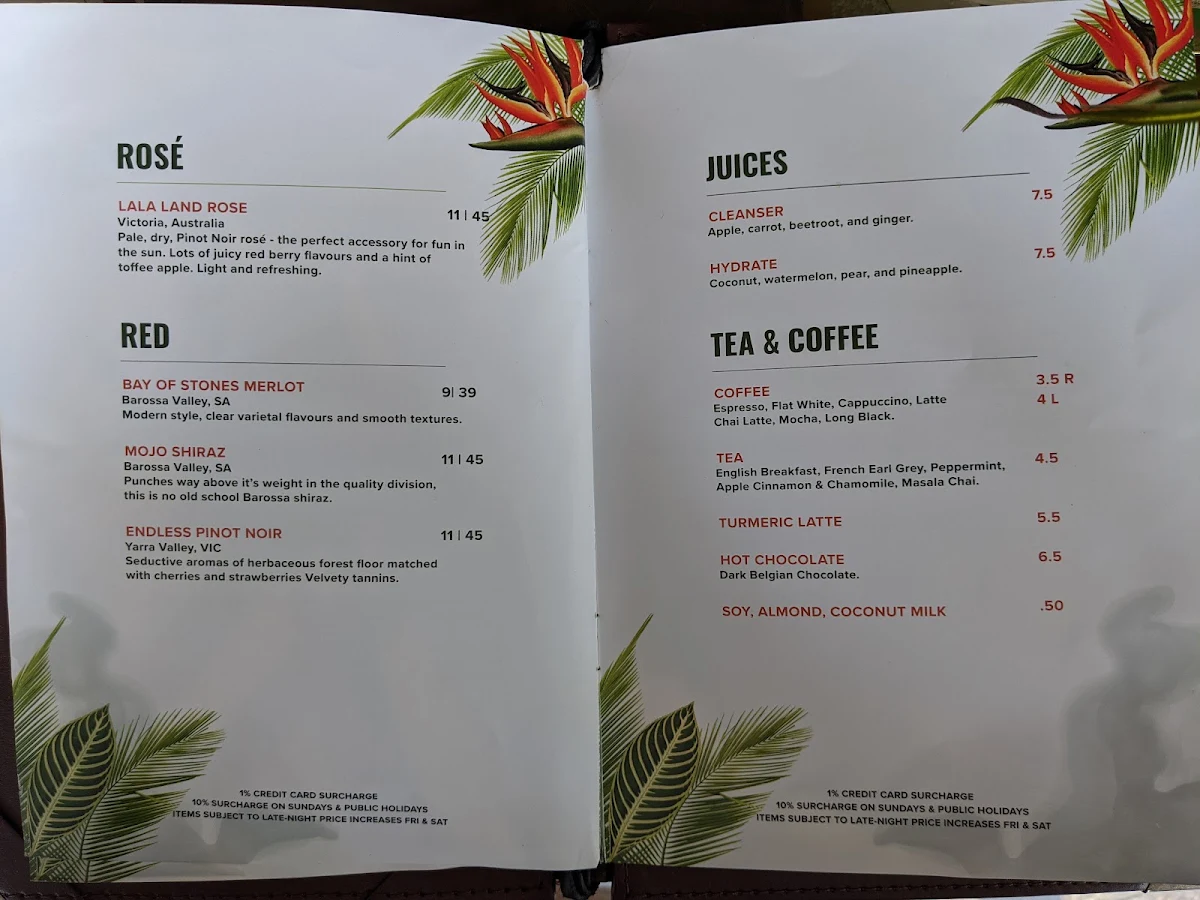 Menu, In Situ