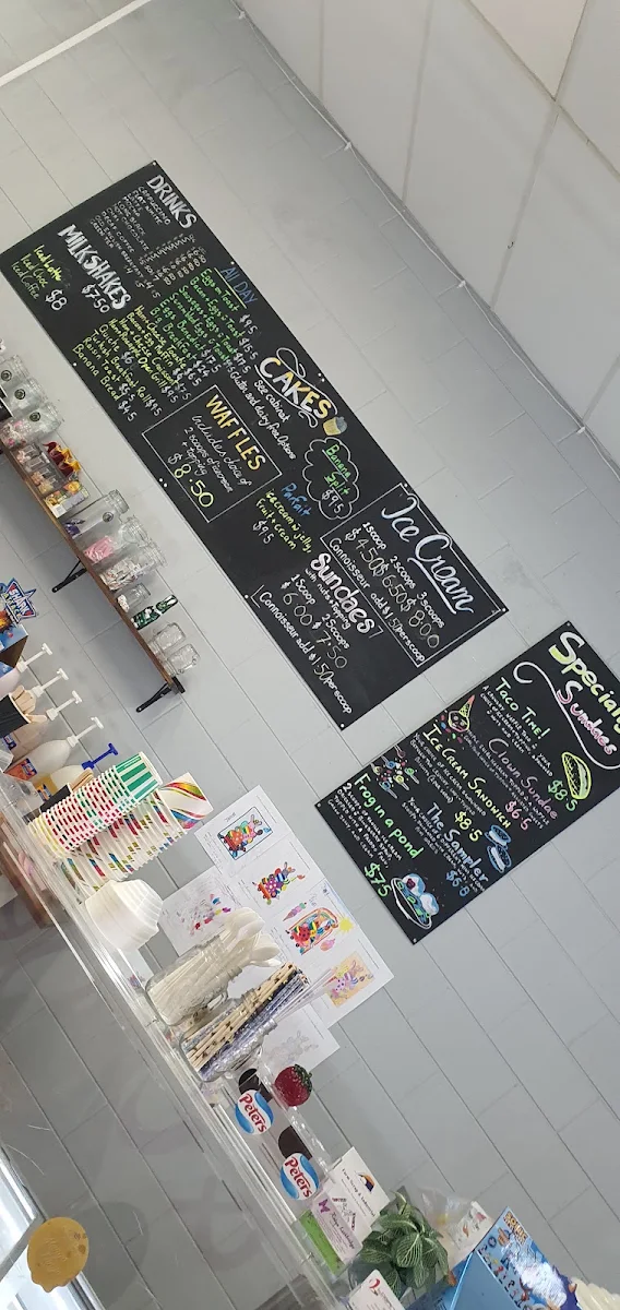 Menu, Koffe & Cones