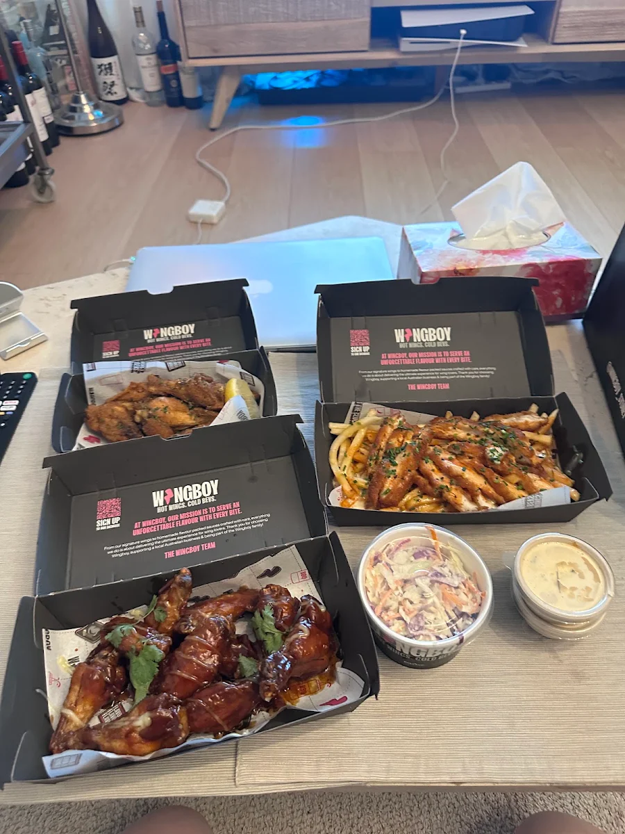 Menu, Wingboy Penrith