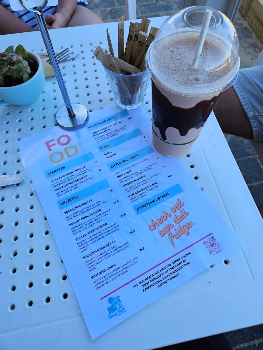 Menu, Village Kiosk