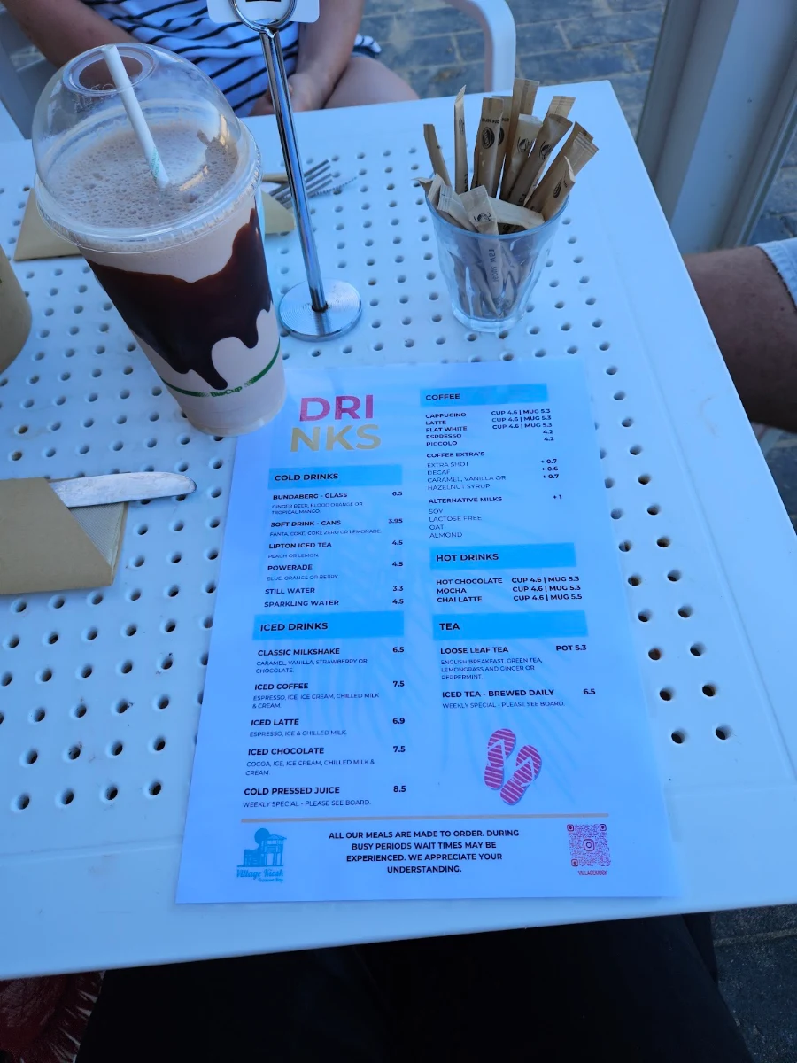 Menu, Village Kiosk