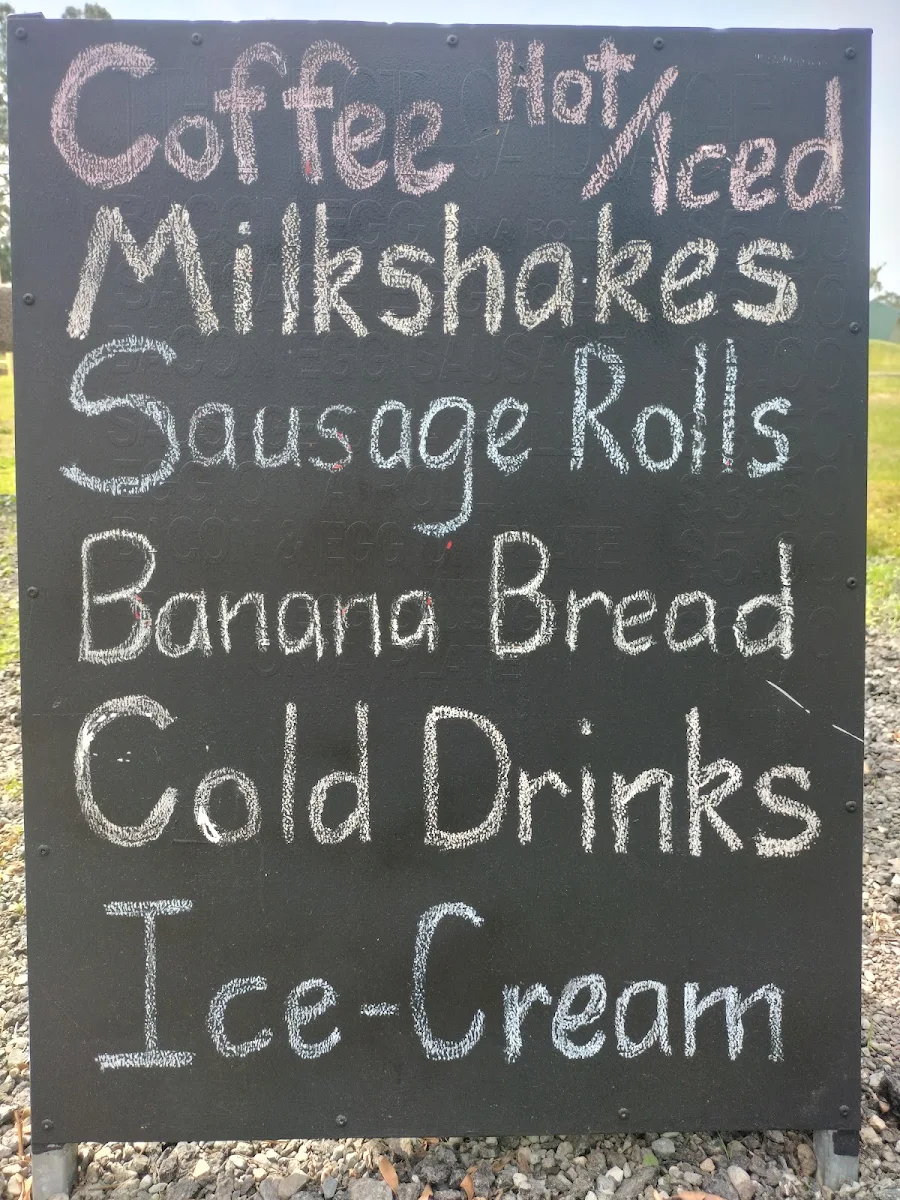 Menu, Yellow Box Coffee Shots