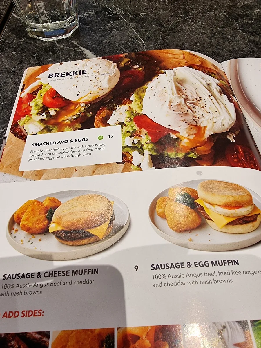 Menu, RASHAYS - Strathpine