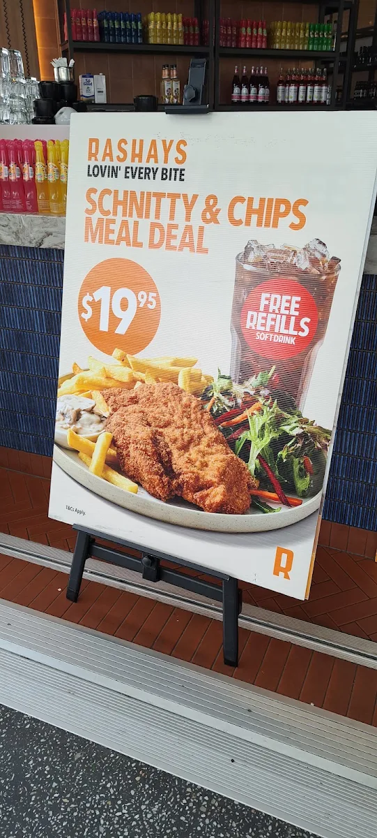 Menu, RASHAYS - Strathpine
