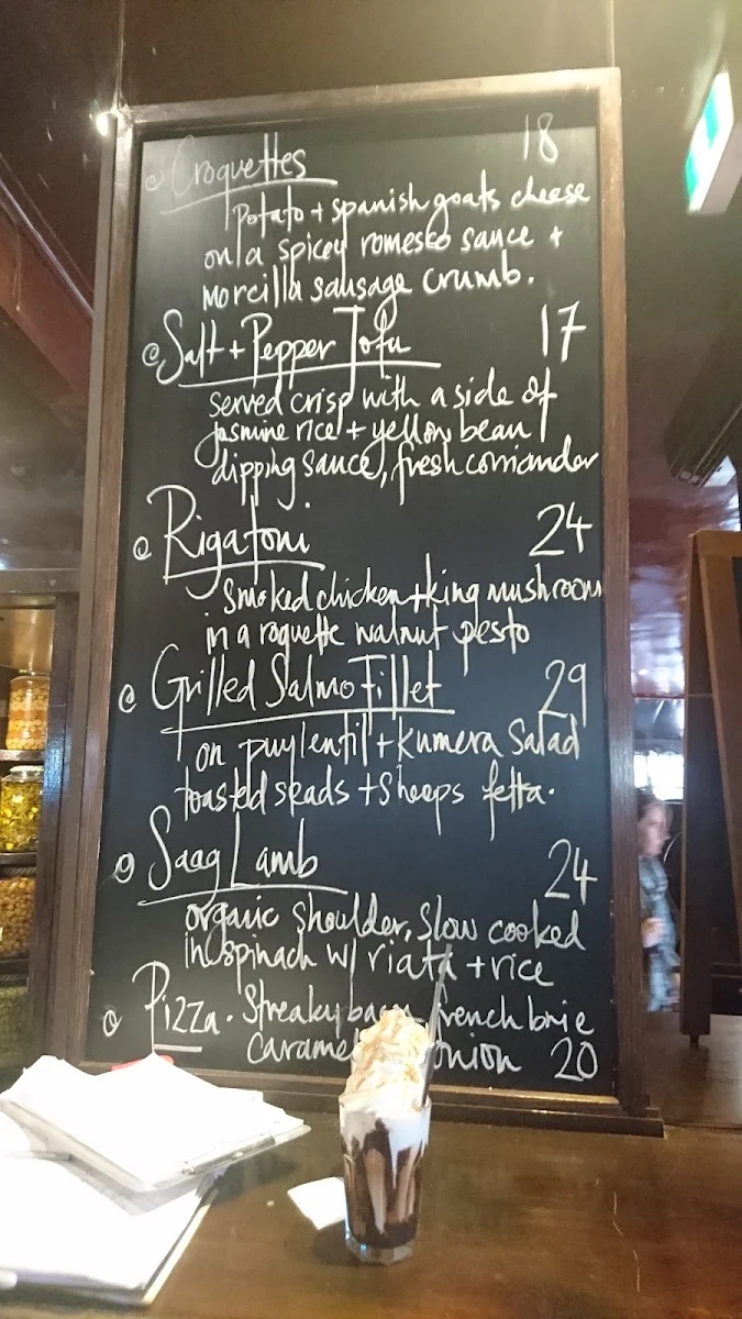 Menu, Tilley's Devine Cafe Gallery