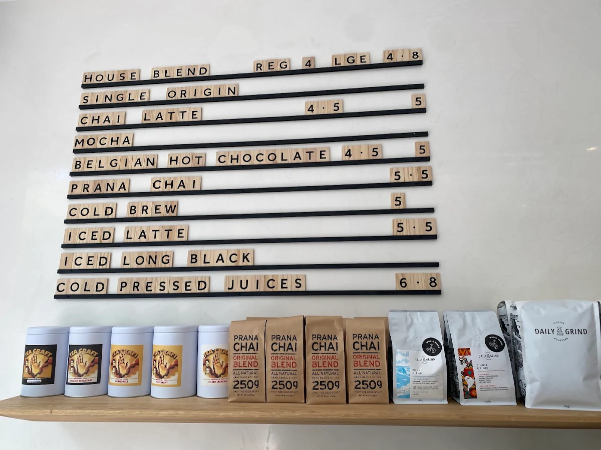 Menu, Bluebottle Espresso