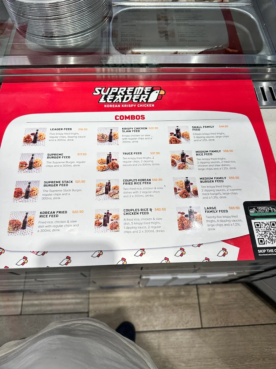 Menu, Wokinabox