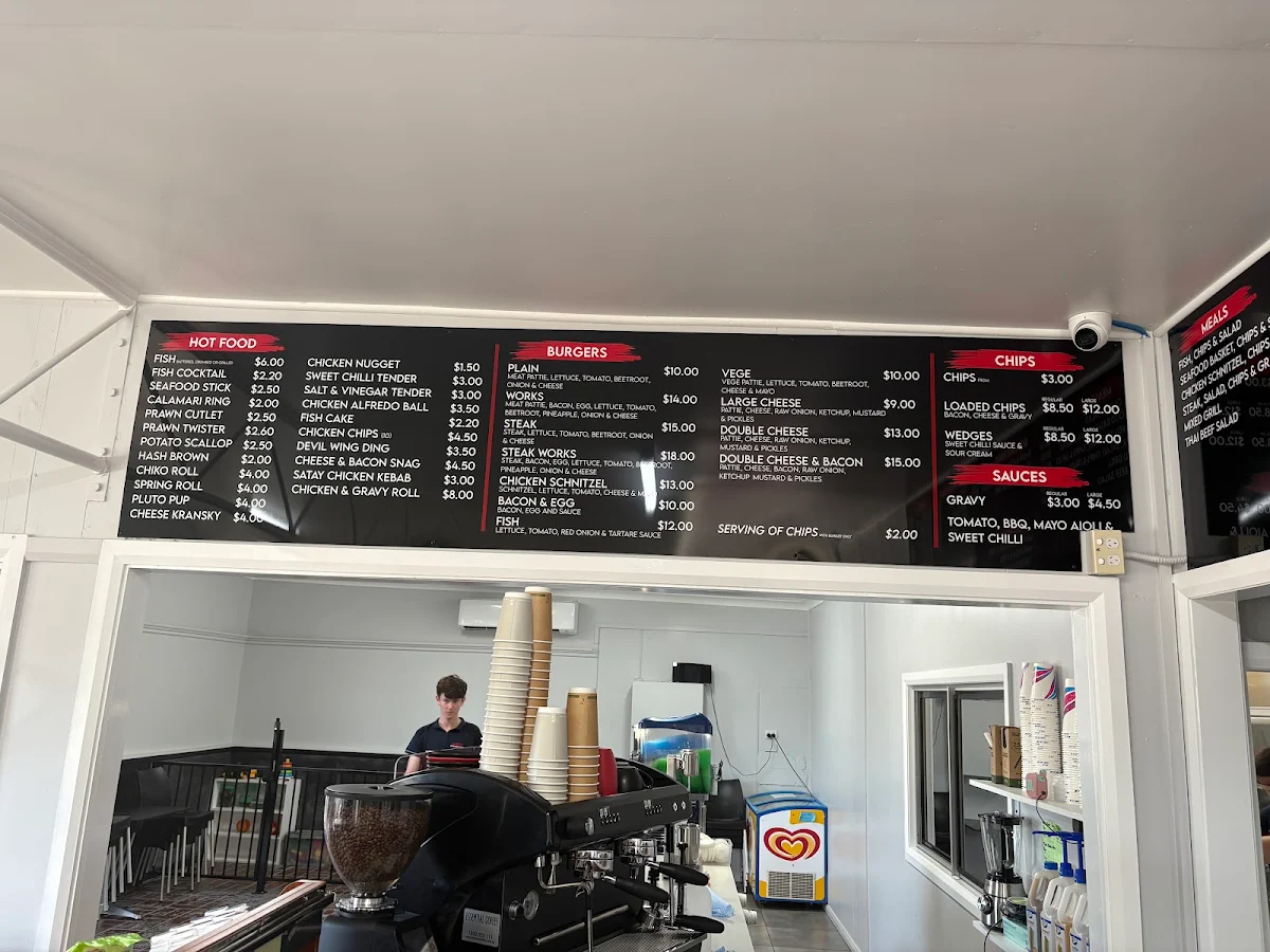 Menu, Liberty Bingara Cafe