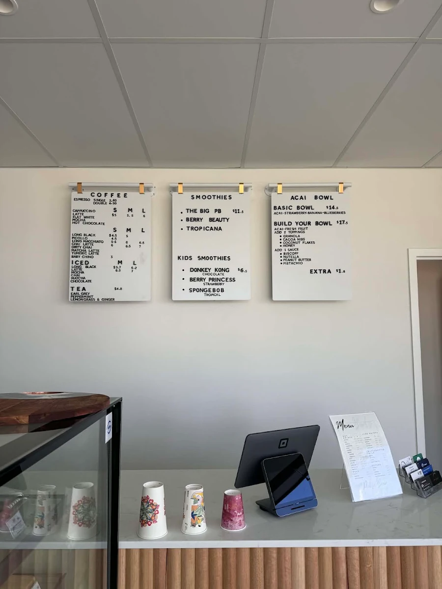 Menu, Pulse Brew
