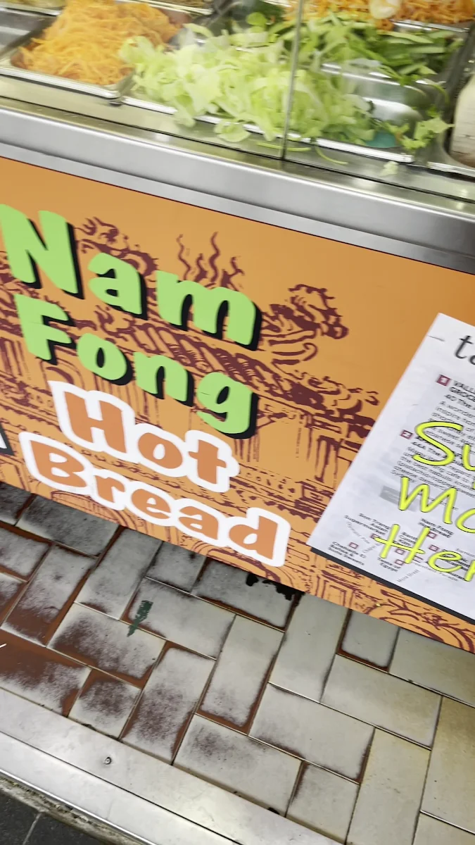 Menu, Nam Fong Hot Bread Bankstown