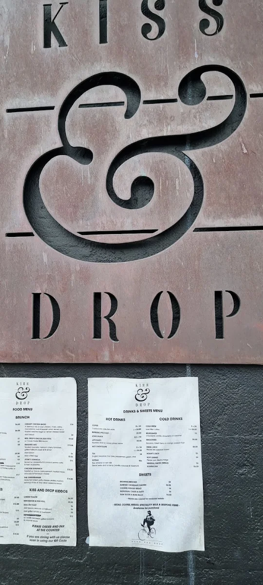 Menu, Kiss & Drop