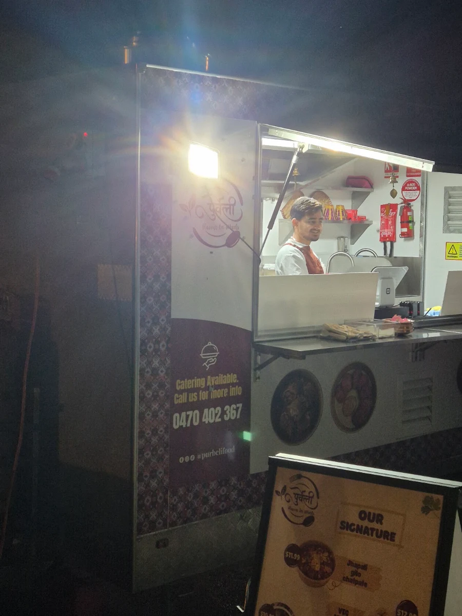 Menu, Purbeli - Flavour on Wheels