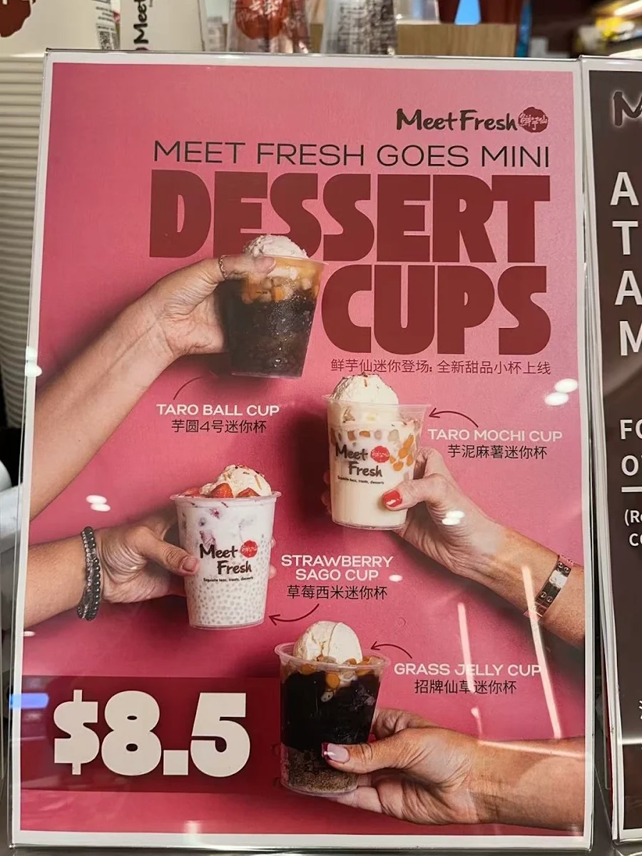 Menu, Meet Fresh Hurstville