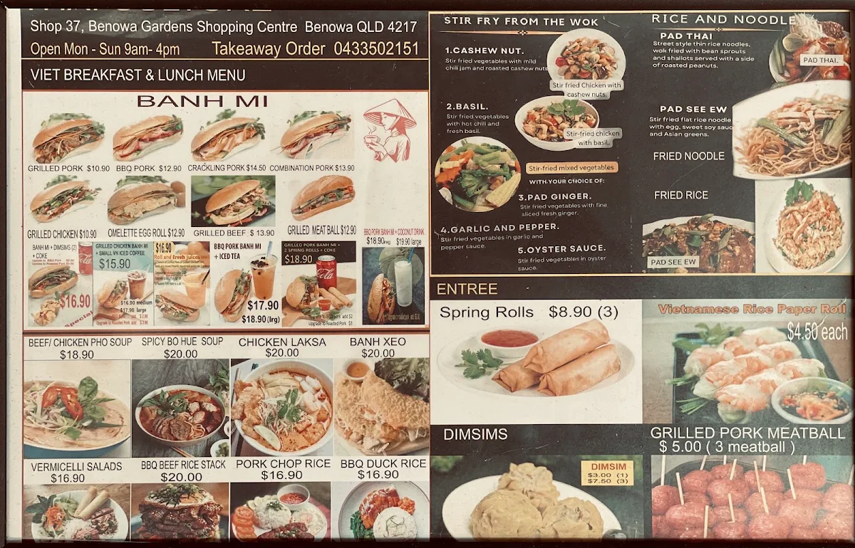 Menu, Thai Culture