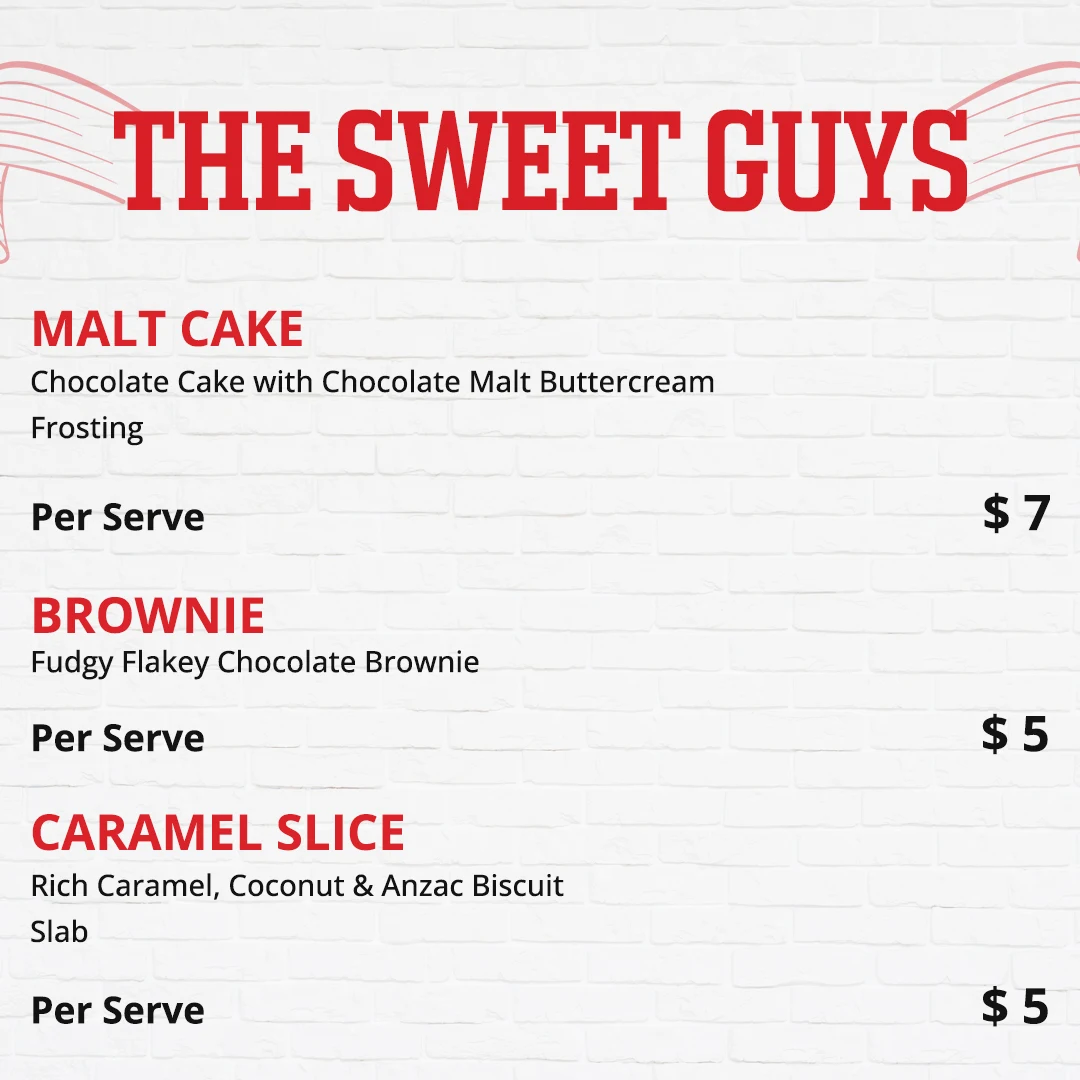 Menu, The Grill Guys (Doonside)