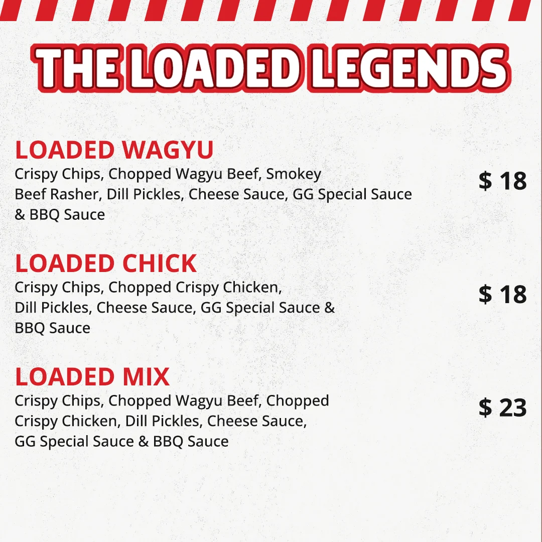 Menu, The Grill Guys (Doonside)