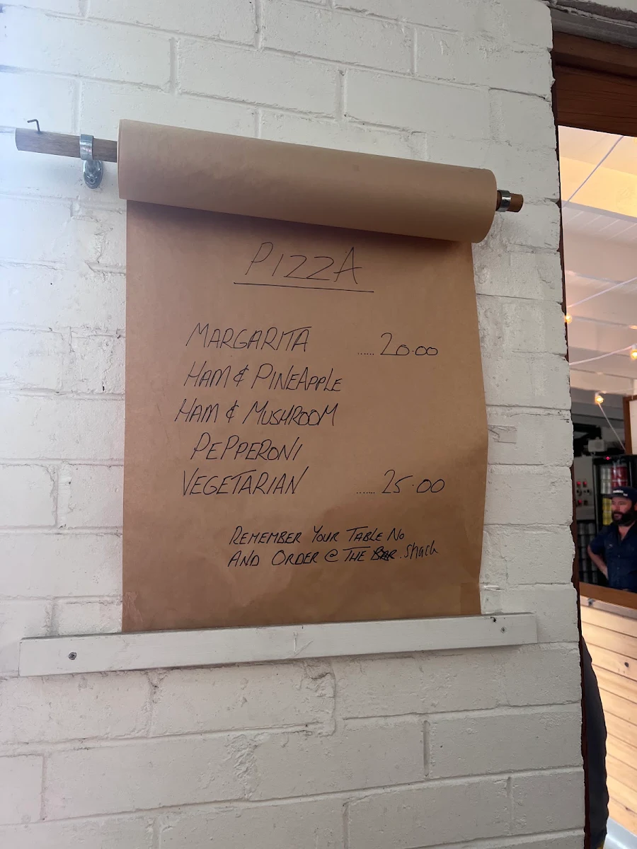 Menu, Avalon Brewery