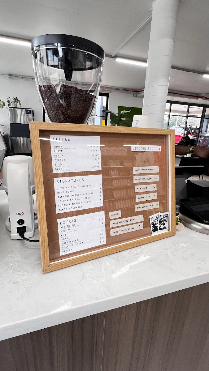 Menu, Yume Cafe