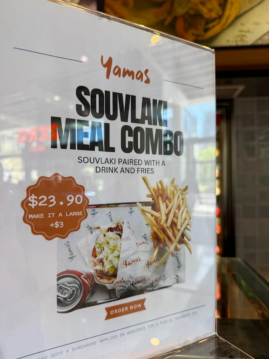 Menu, Yamas