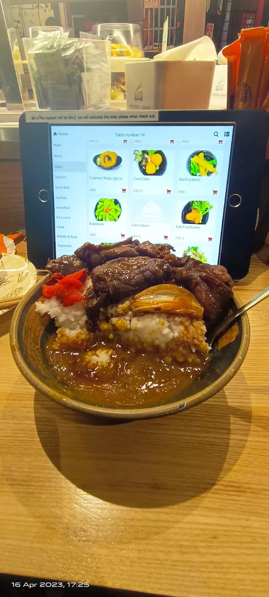 Menu, Hokkaido Sushi Train