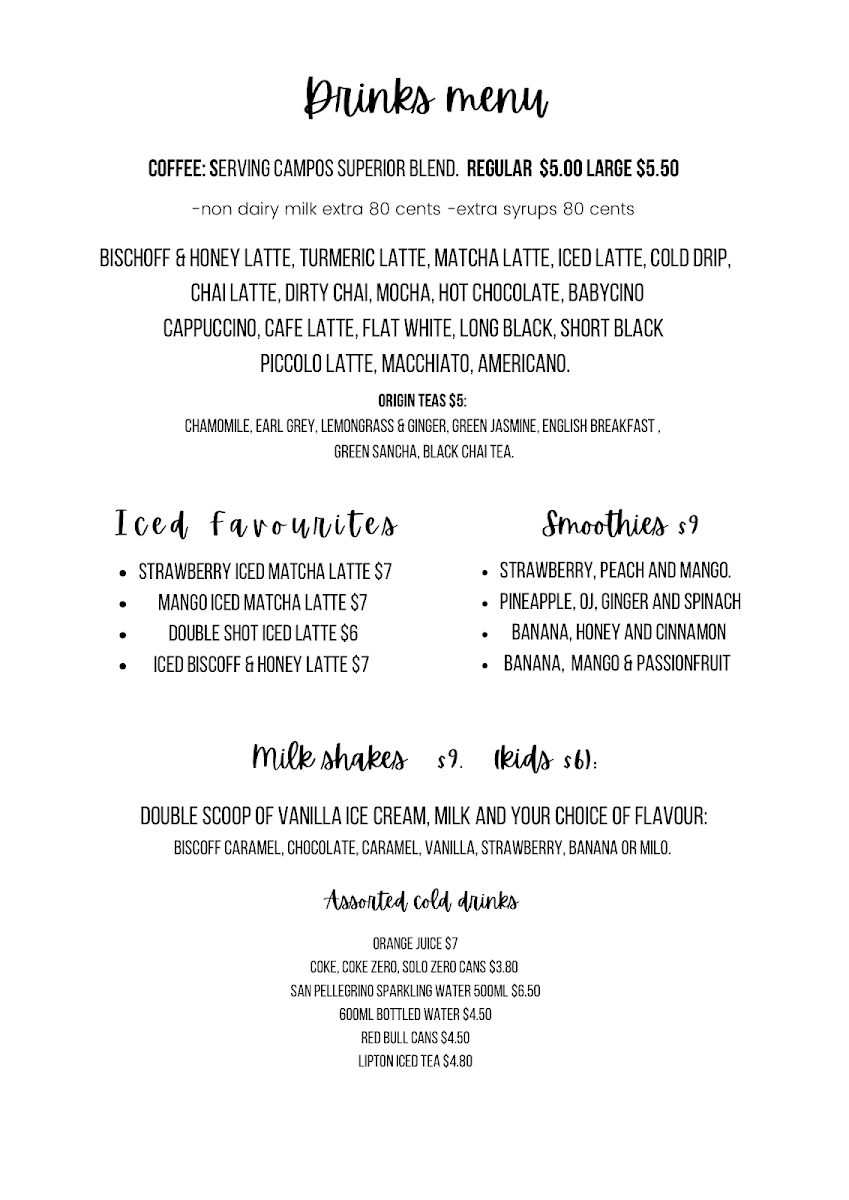 Menu, Good Brother