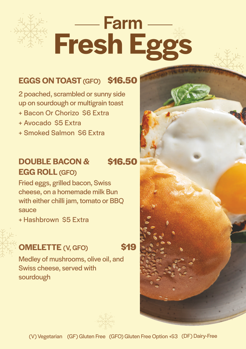 Menu, EQ Cafe & Bakehouse | Civic