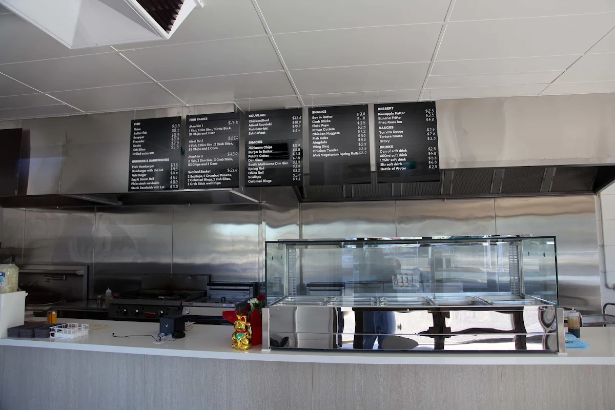 Menu, Strathfieldsaye fish and chips Takeaway