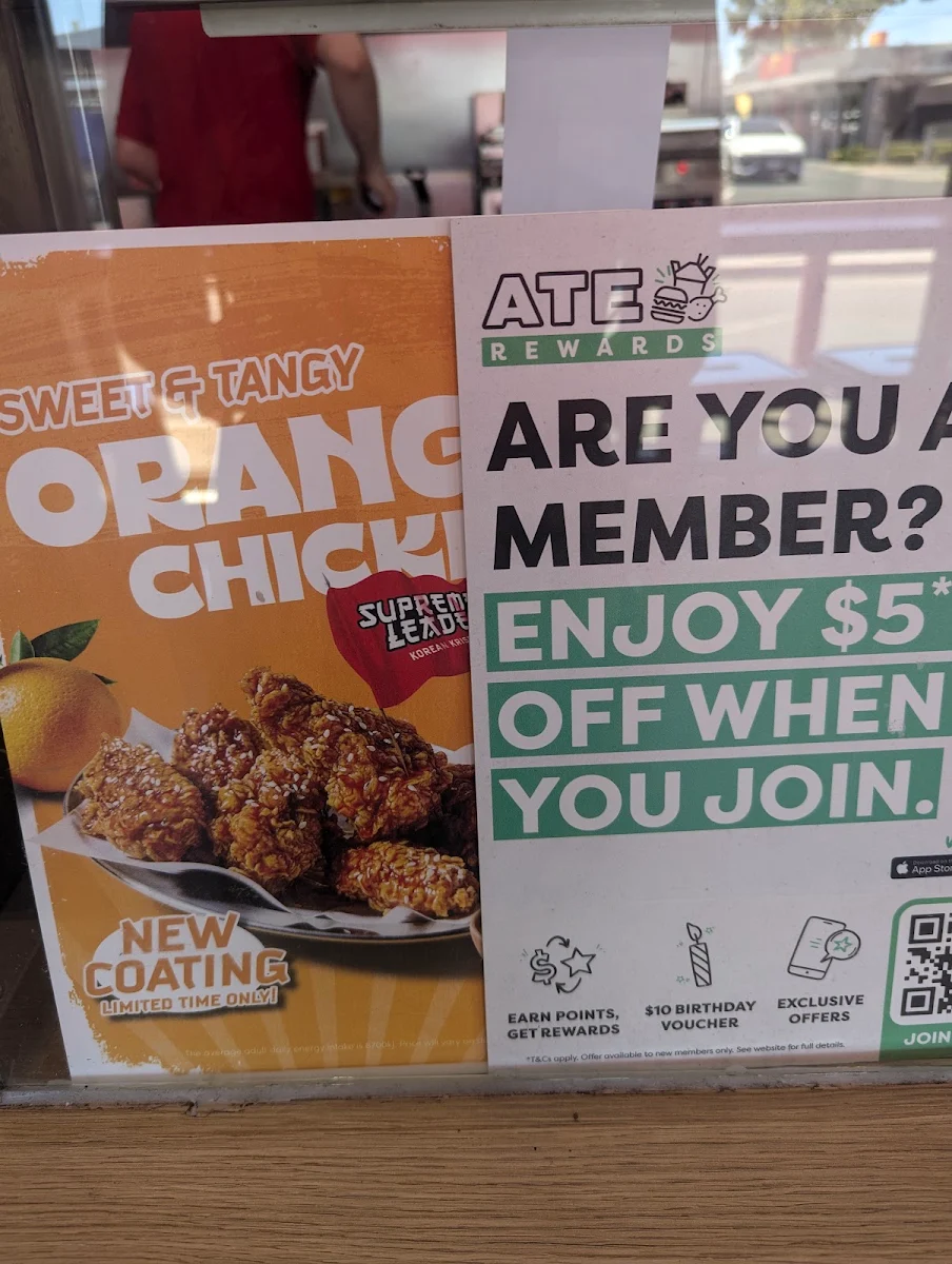 Menu, Supreme Leader