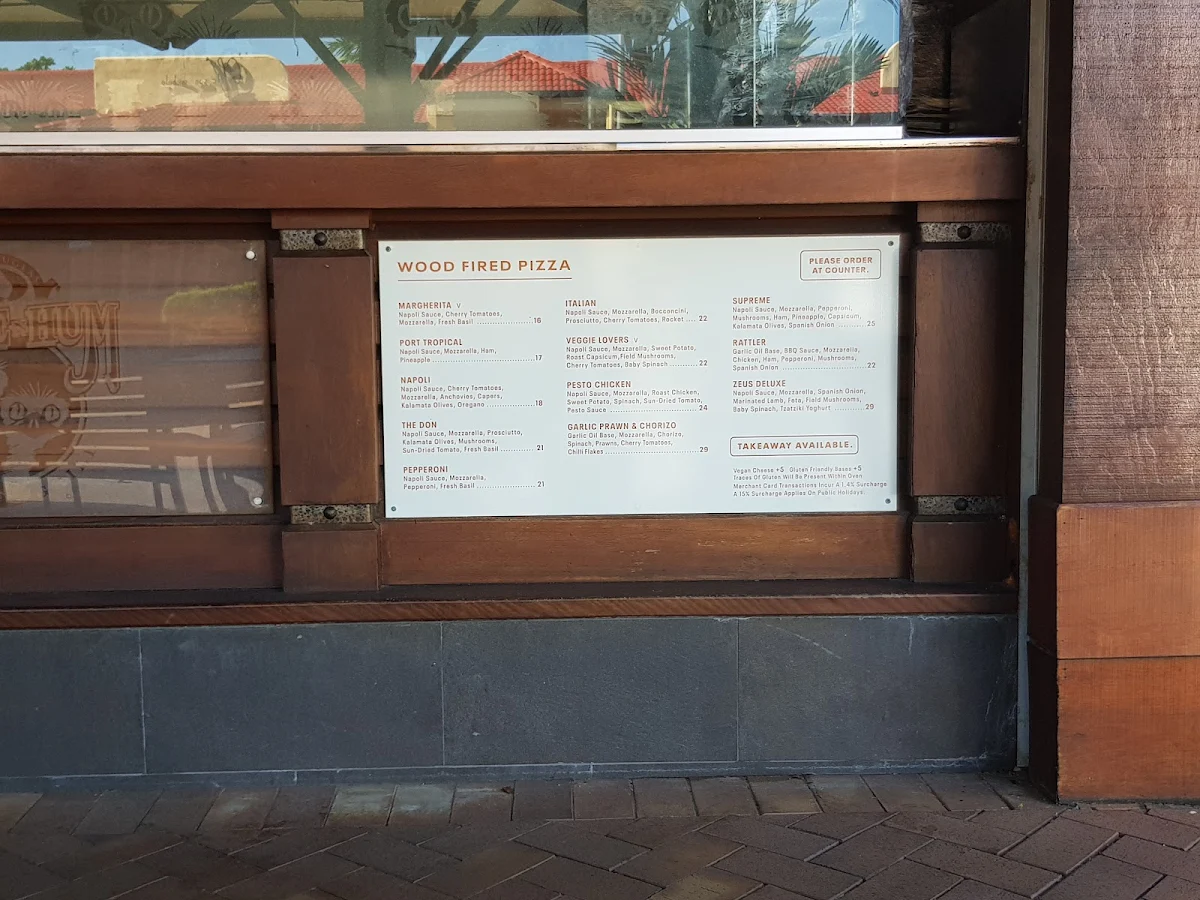 Menu, Rattle n Hum Port Douglas