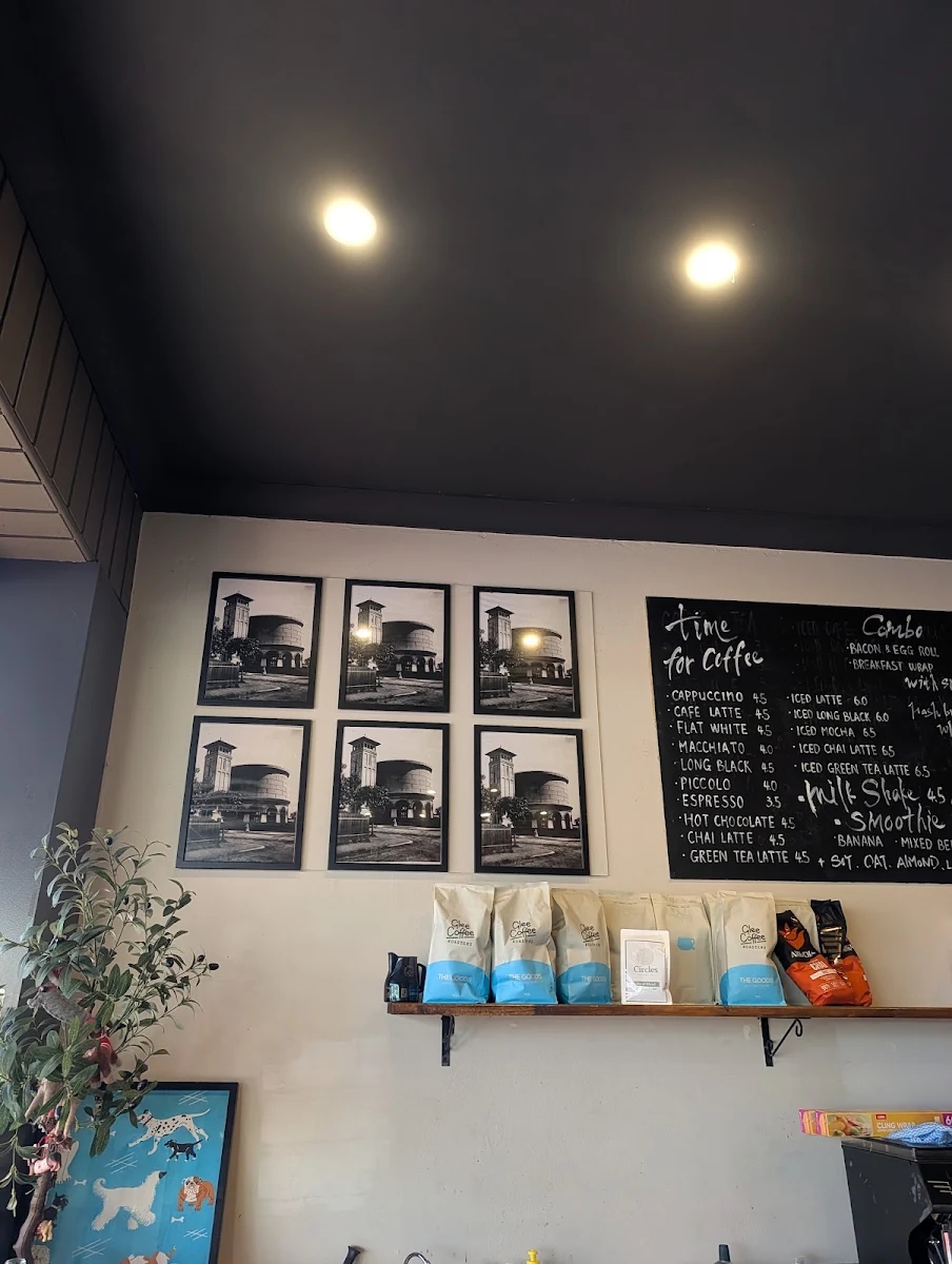 Menu, Cafe T.A.N.K