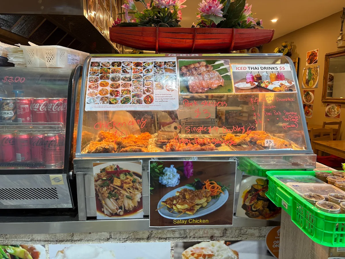 Menu, WA Thai Street Food