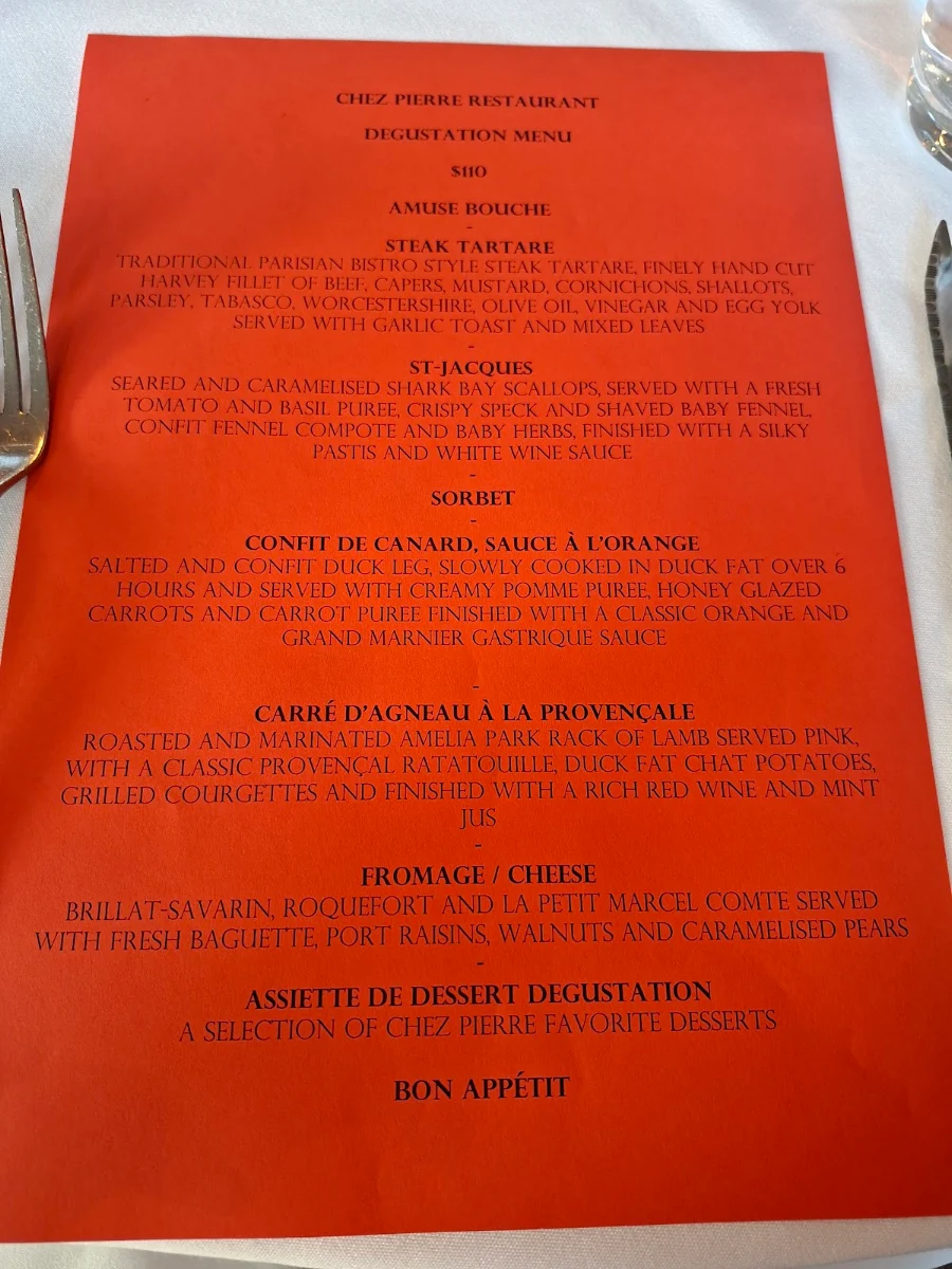 Menu photo 1