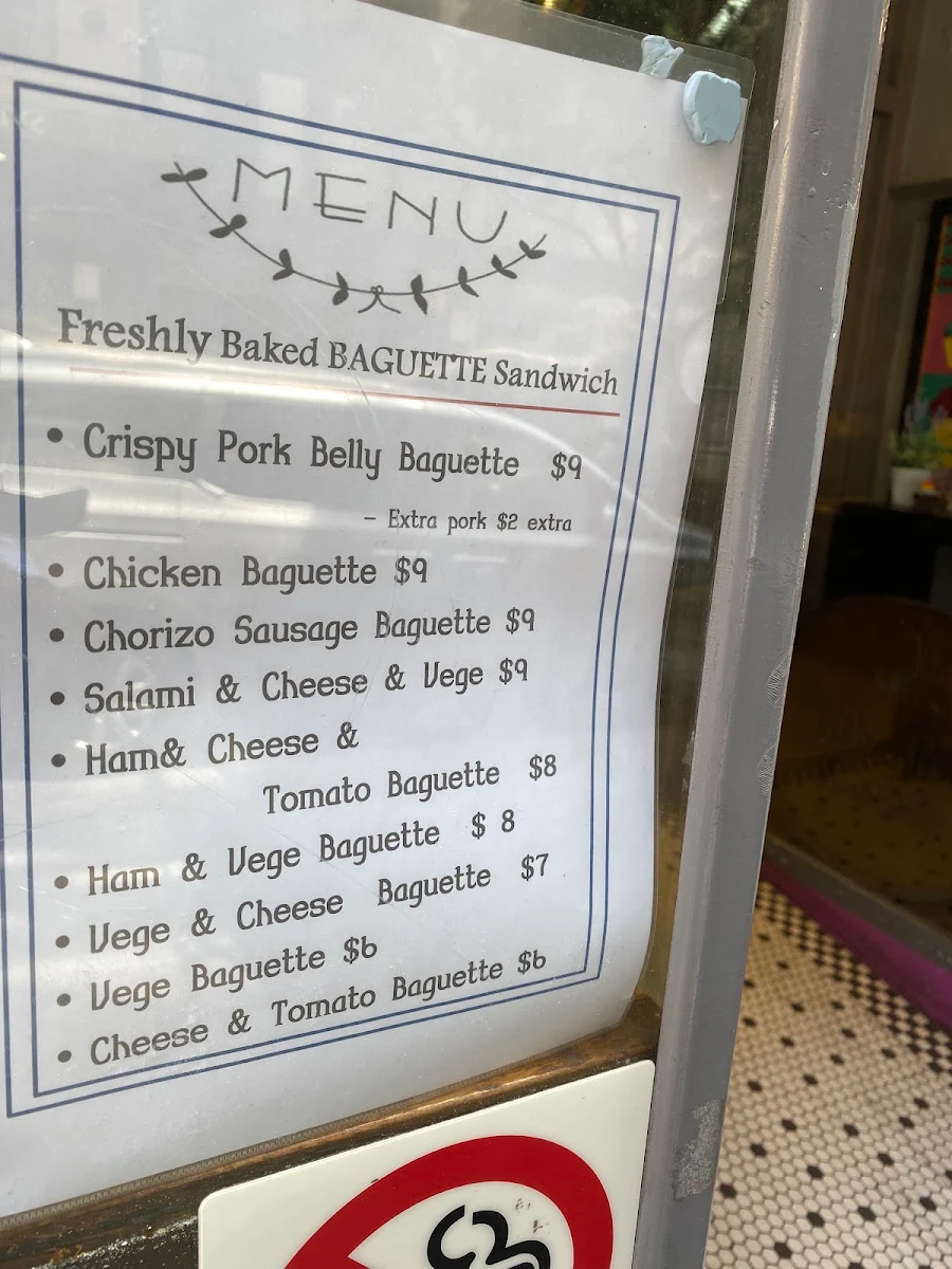 Menu, Cupcakes on Pitt