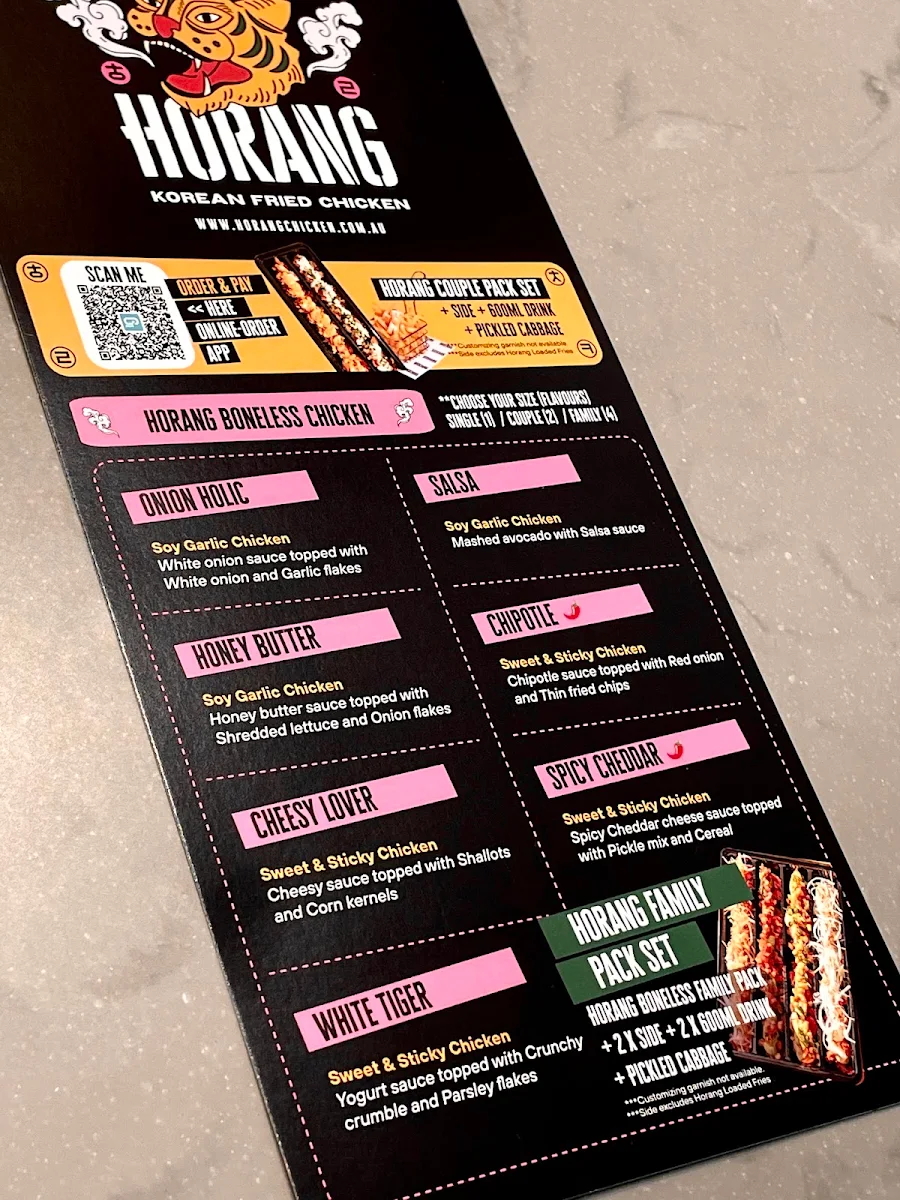 Menu, CHIBOP