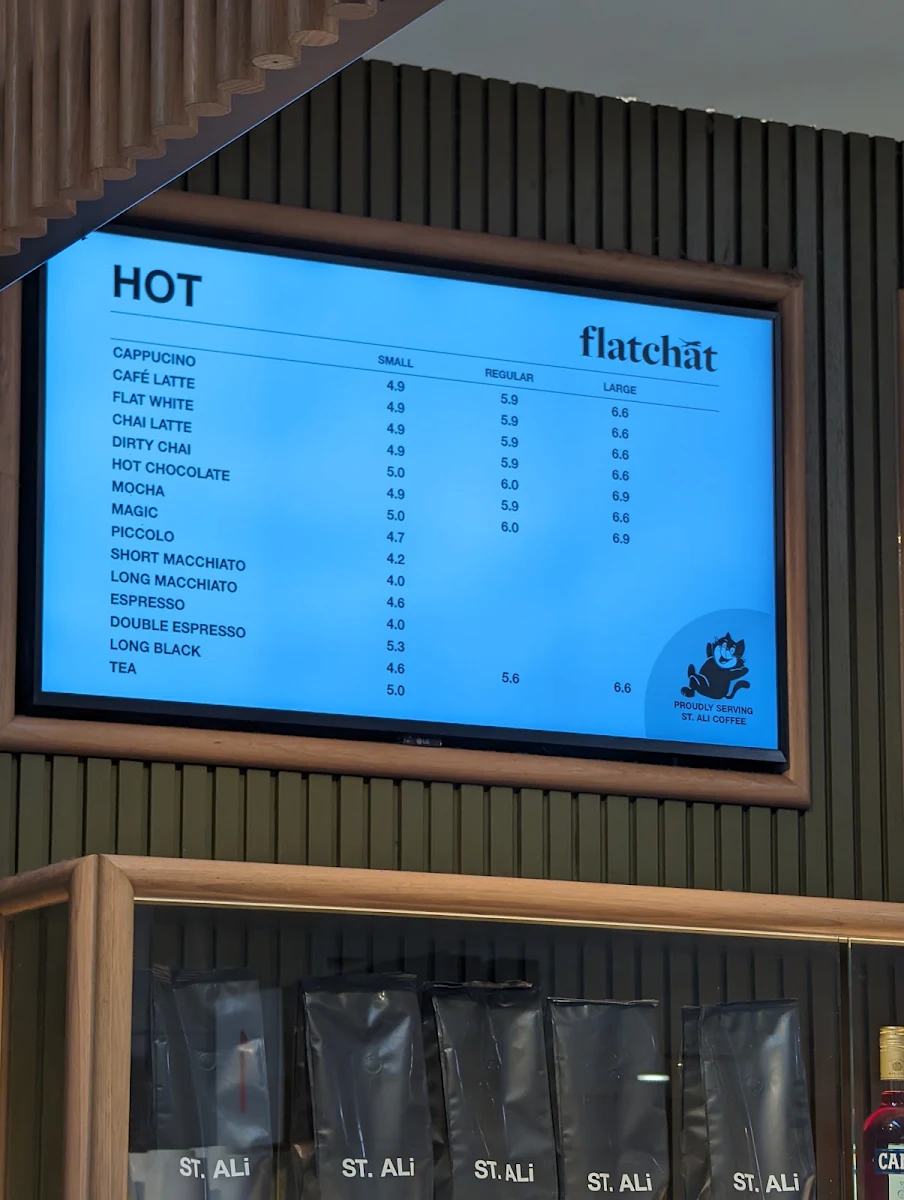 Menu, FlatChat