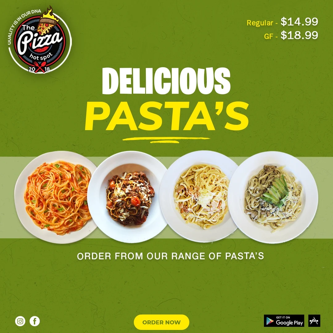 Menu, The Pizza Hot Spot - Pizza near Corio Vic