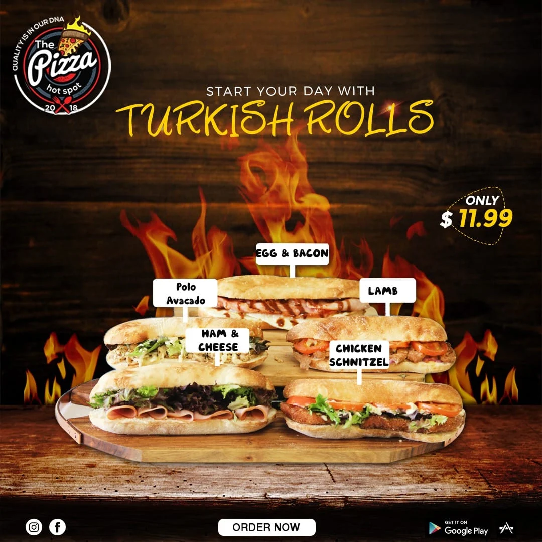 Menu, The Pizza Hot Spot - Pizza near Corio Vic