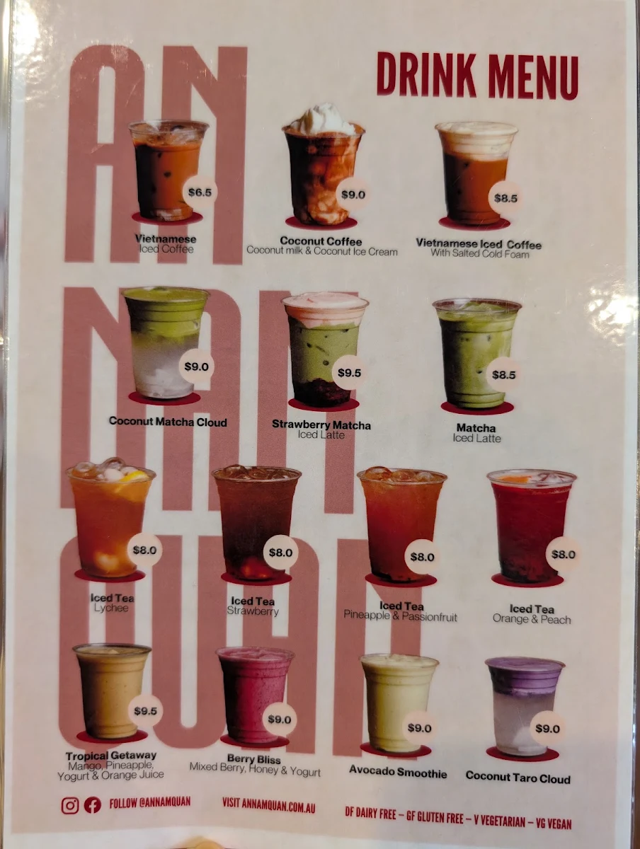 Menu, ANQ - An Nam Quan