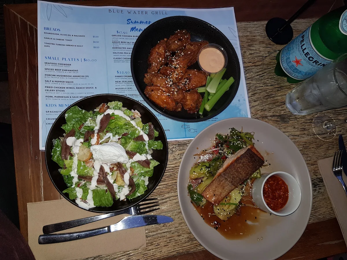 Menu, Hope Island Blue Water Grill