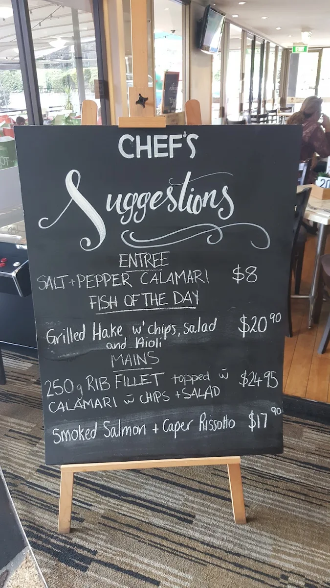 Menu, Belmont Tavern