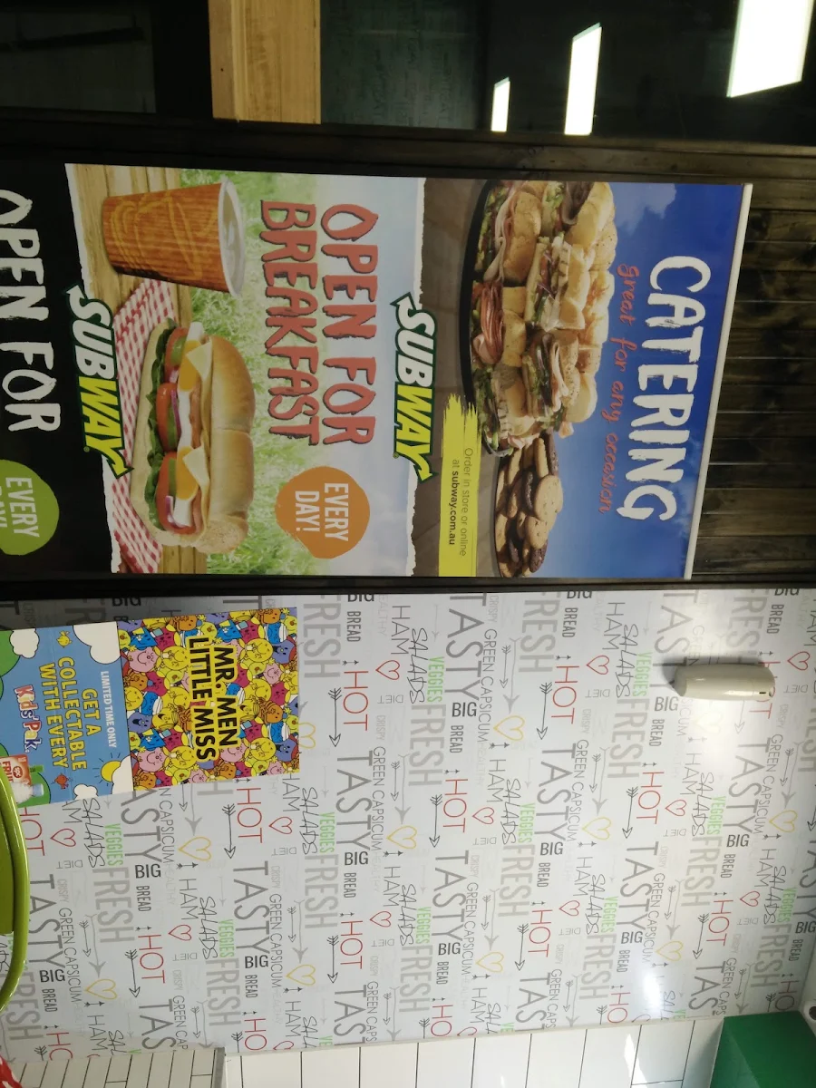 Menu, Subway