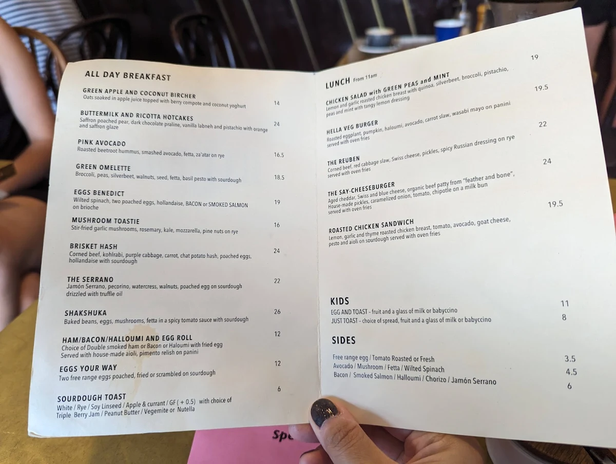 Menu, Illi Hill