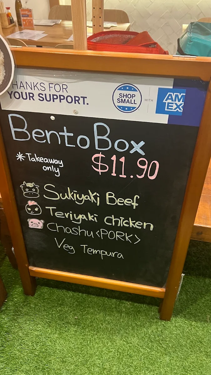 Menu, Little Ramen Bar