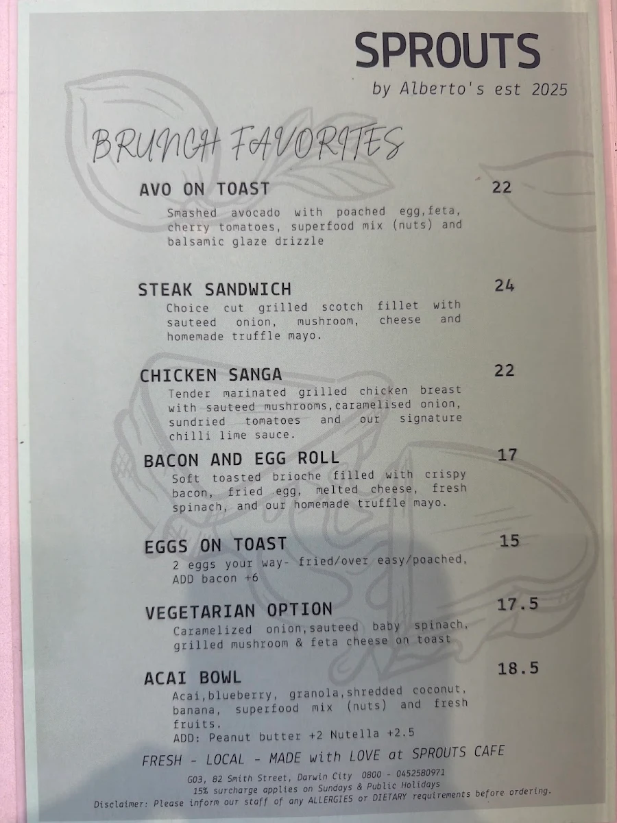 Menu photo 1