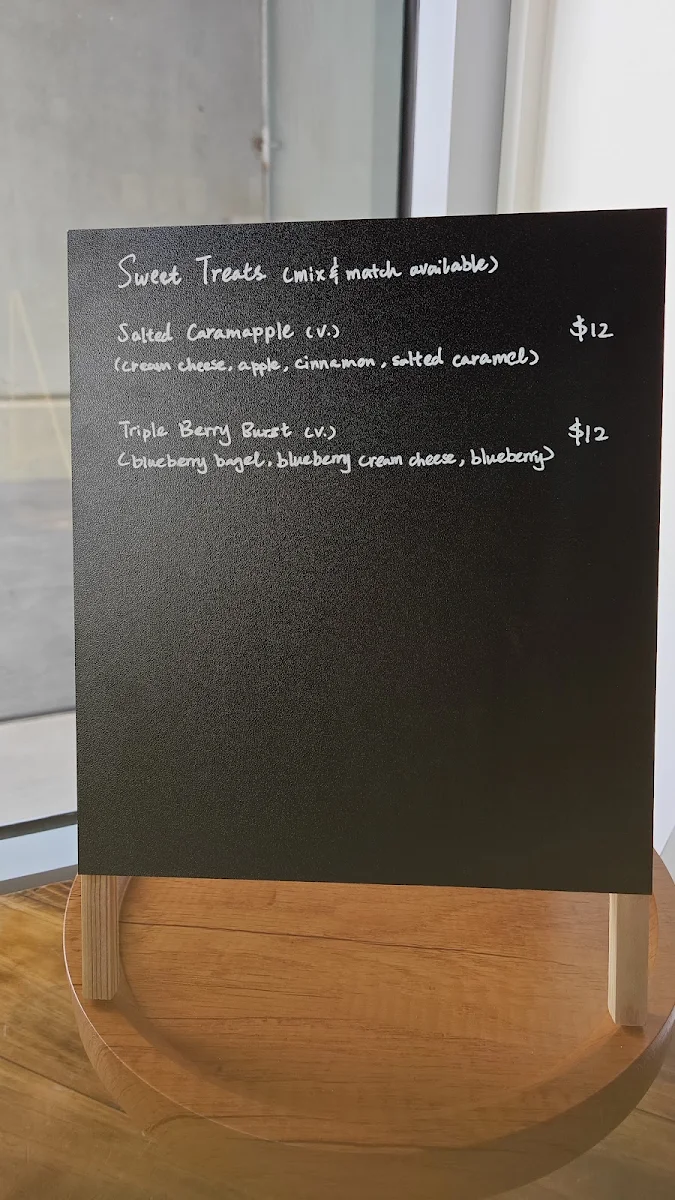 Menu, Lumen Alley Coffee & Bagels