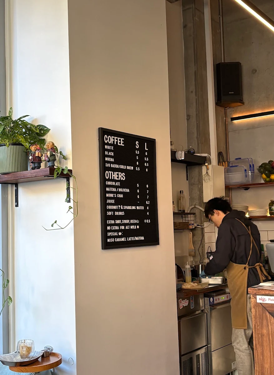 Menu, Lumen Alley Coffee & Bagels