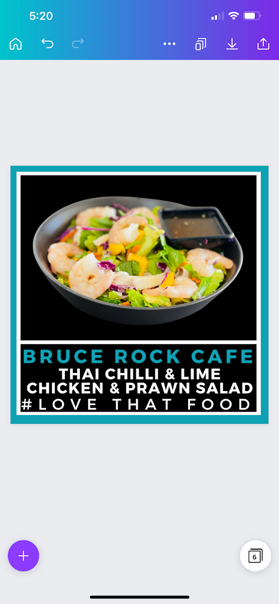 Menu, Bruce Rock Cafe- Love that food