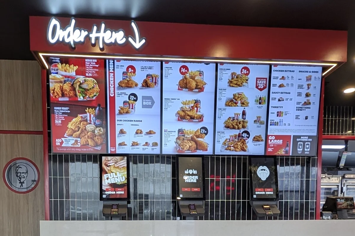 Menu, KFC Harristown