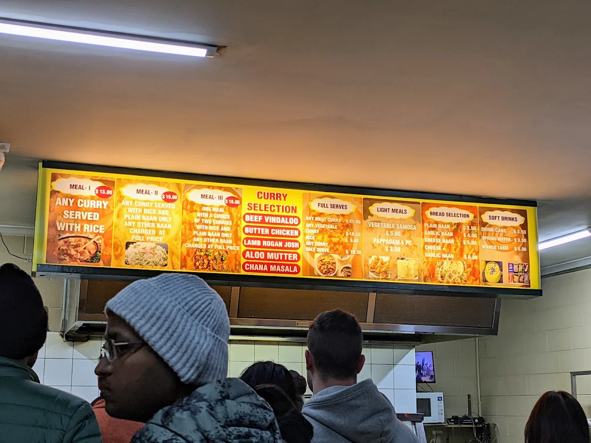 Menu, Ravi's Curry In A Hurry