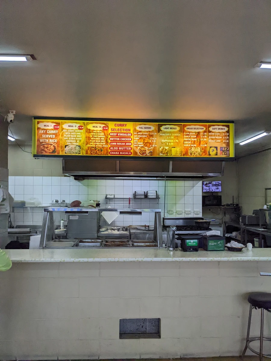 Menu, Ravi's Curry In A Hurry